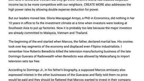 How we have fallen - Boo Chanco - The Philippine Star. December 13, 2024
