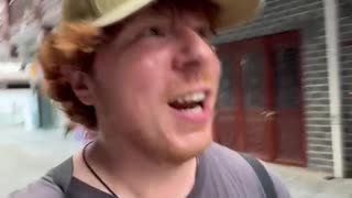 American traveler is left stunned after trying Robotic legs in China...