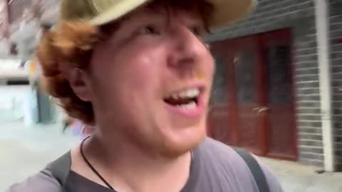 American traveler is left stunned after trying Robotic legs in China...