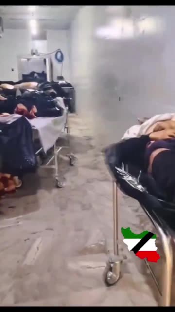An Iranian morgue full of dead protestors