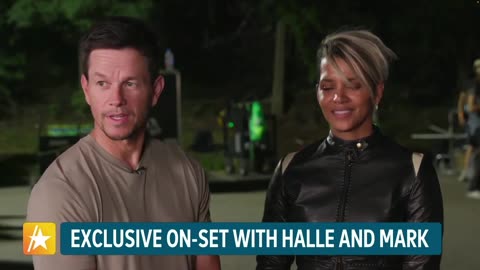 Halle With A Backstage Leather Suit