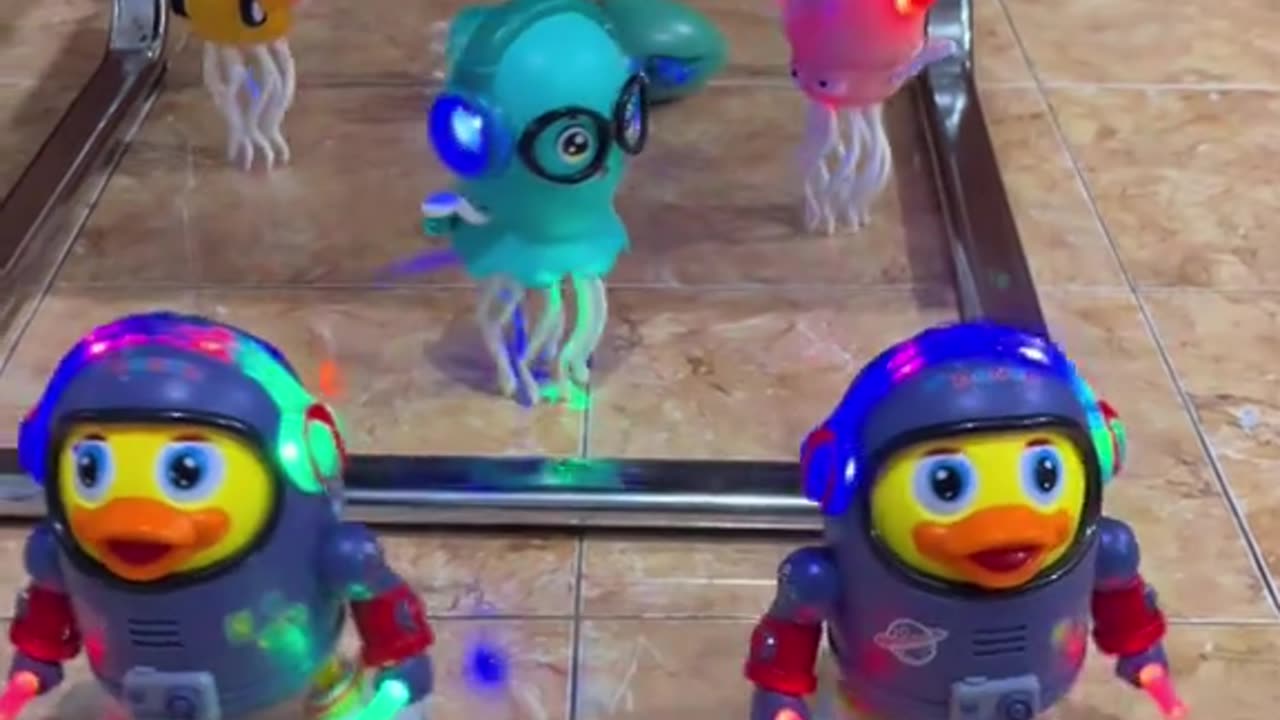 Dancing duck