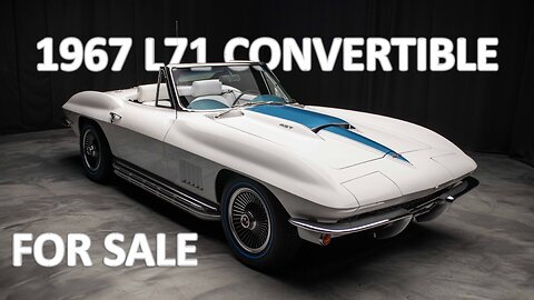 1967 CORVETTE L71 CONVERTIBLE FOR SALE BY COUNTY CORVETTE