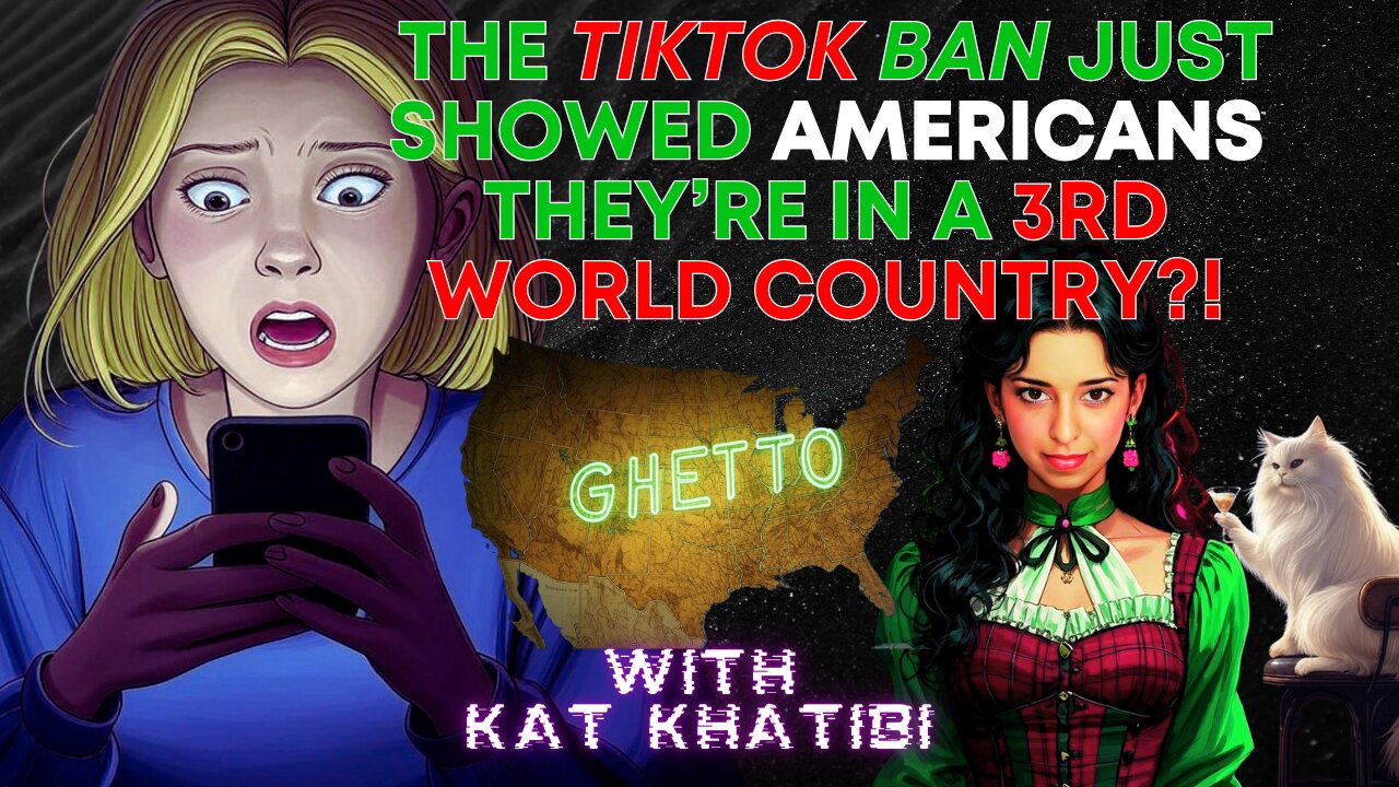 TikTOK Ban Just showed Americans they’re in a 3rd world country?! : Kat Khatibi LIVESTREAM