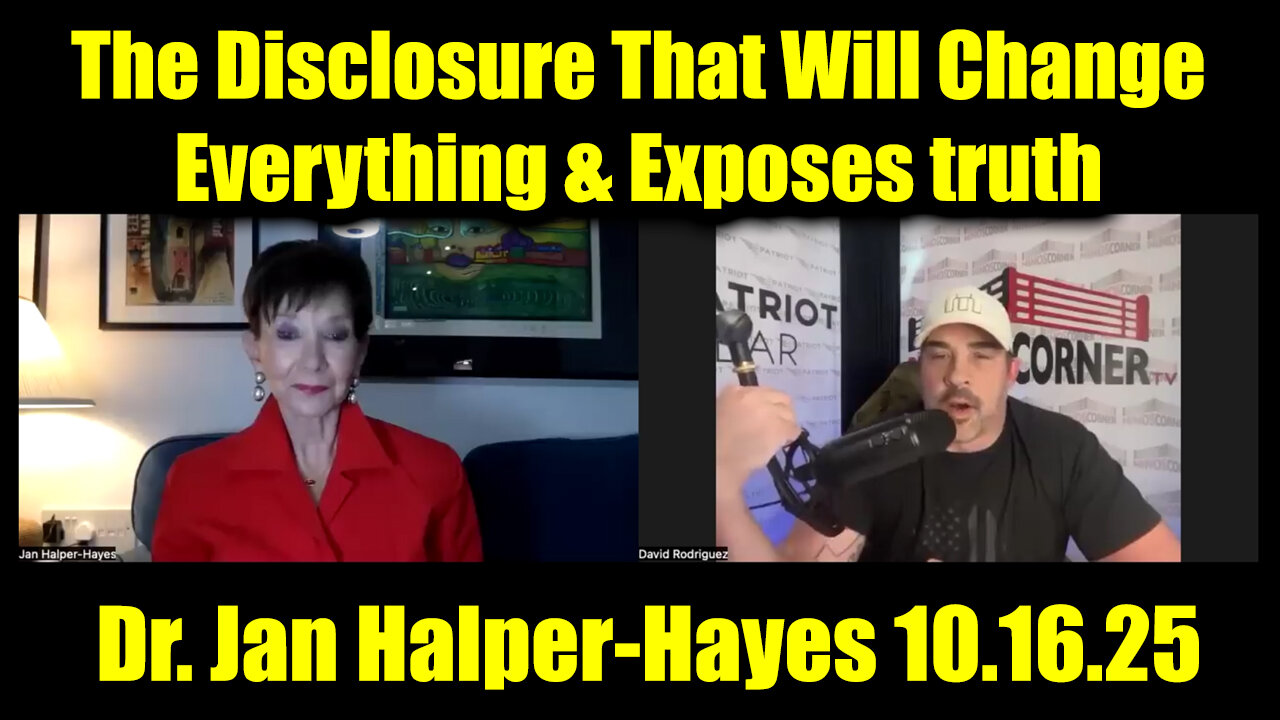 Dr. Jan Halper-Hayes Trump Checkmate Move 10.16.25 - The Disclosure That Will Change Everything