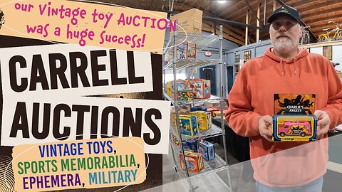 MASSIVE VINTAGE TOYS, SPORTS & MILITARY COLLECTIBLES AUCTION