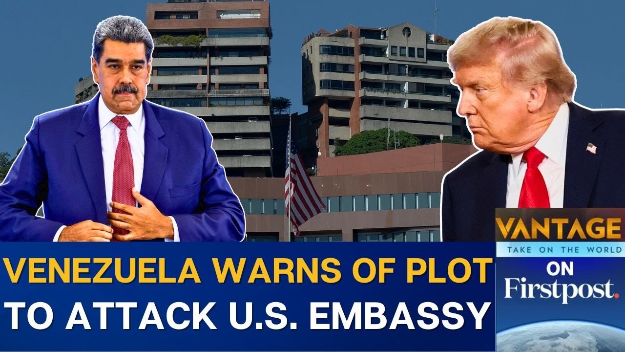 Venezuela Issues Warning Over Potential Threat to US Embassy in Caracas | Vantage on Firstpost |N18G