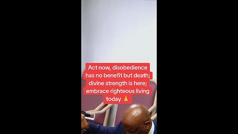 Act now divine strength is here; embrace righteous living today 🙏