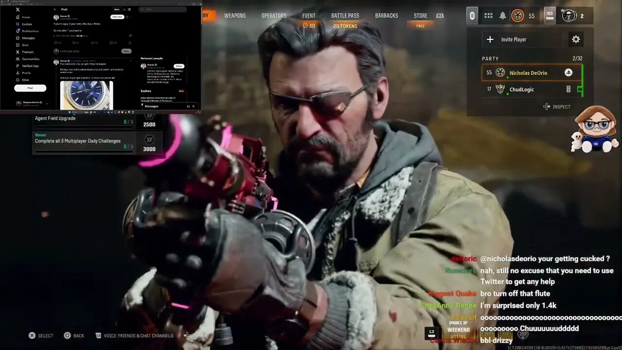 New Years 2024 Stream (feat. Chud Logic, Turkey Tom, Rags & AugieRFC)