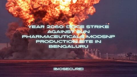 [biosecure] - Year 2060: DOCE strike against Sun Pharmaceuticals modSNP production site in Bengaluru