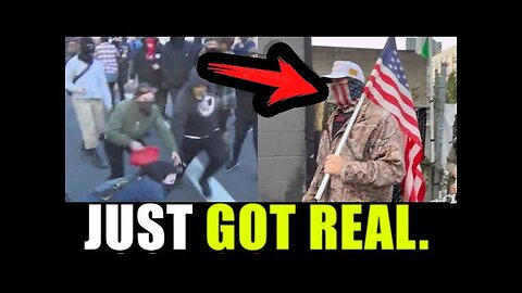 OMG..Patriots TAKE OVER Portland in counter to Antifa's street rules!!!!