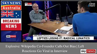 Explosive: Wikipedia Co-Founder Calls Out Bias | Left Reactions Go Viral in Interview