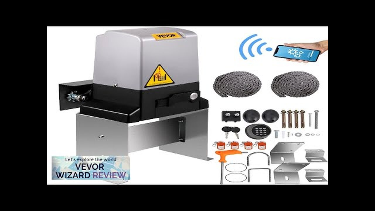 VEVOR Sliding Gate Opener 3300 LBS Automatic Sliding Gate Gate Opener Motor Review