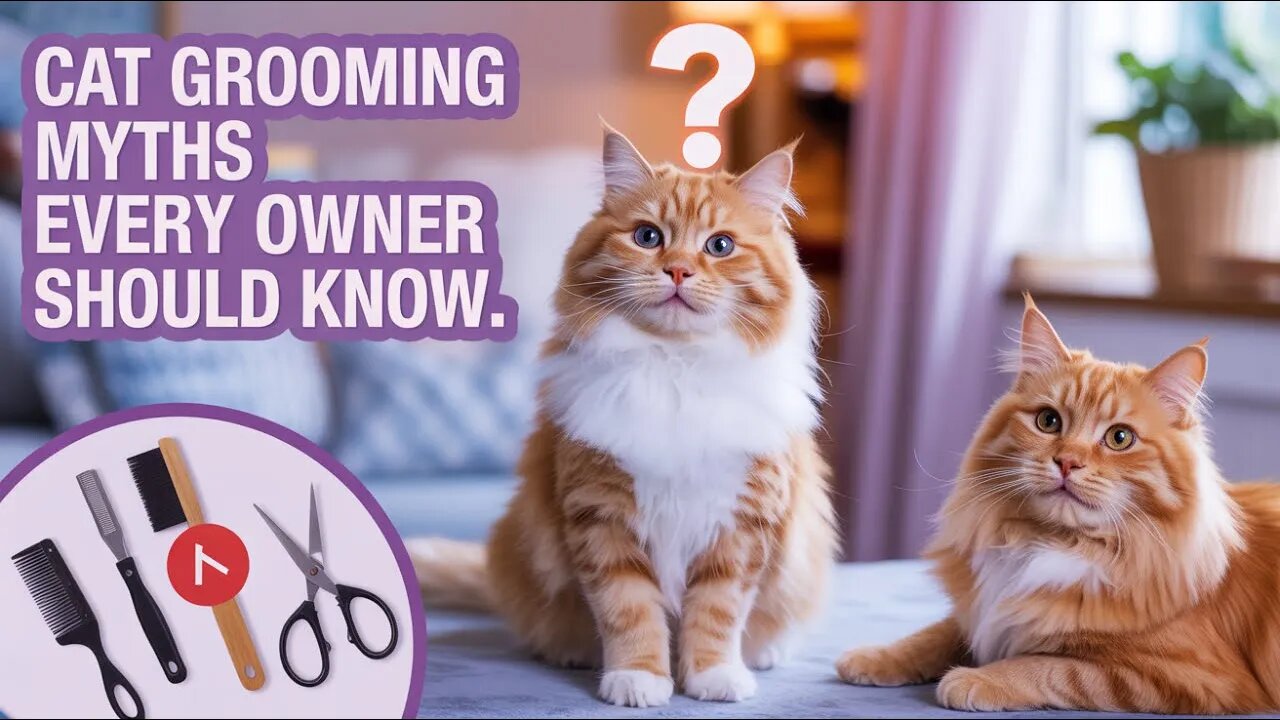 Cat Grooming Myths Every Owner Should Know #cat #catlovers #pets #grooming