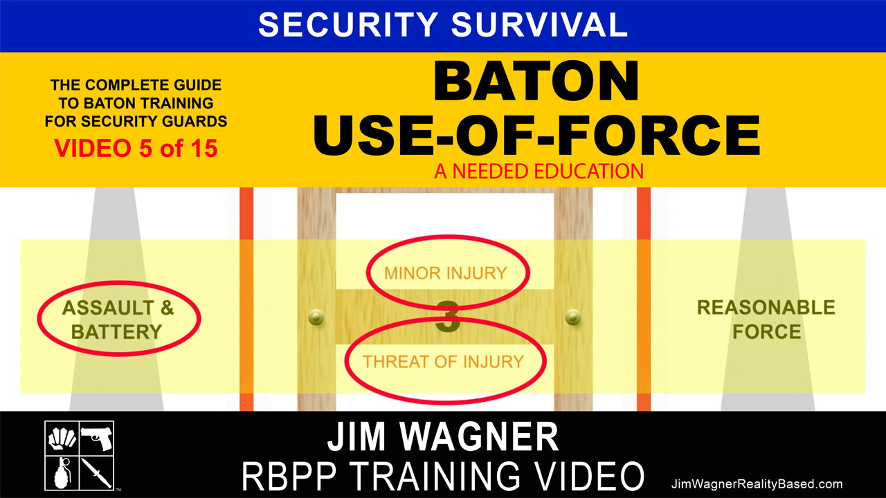 Baton Use of Force Training Video 5 of 15 by Jim Wagner