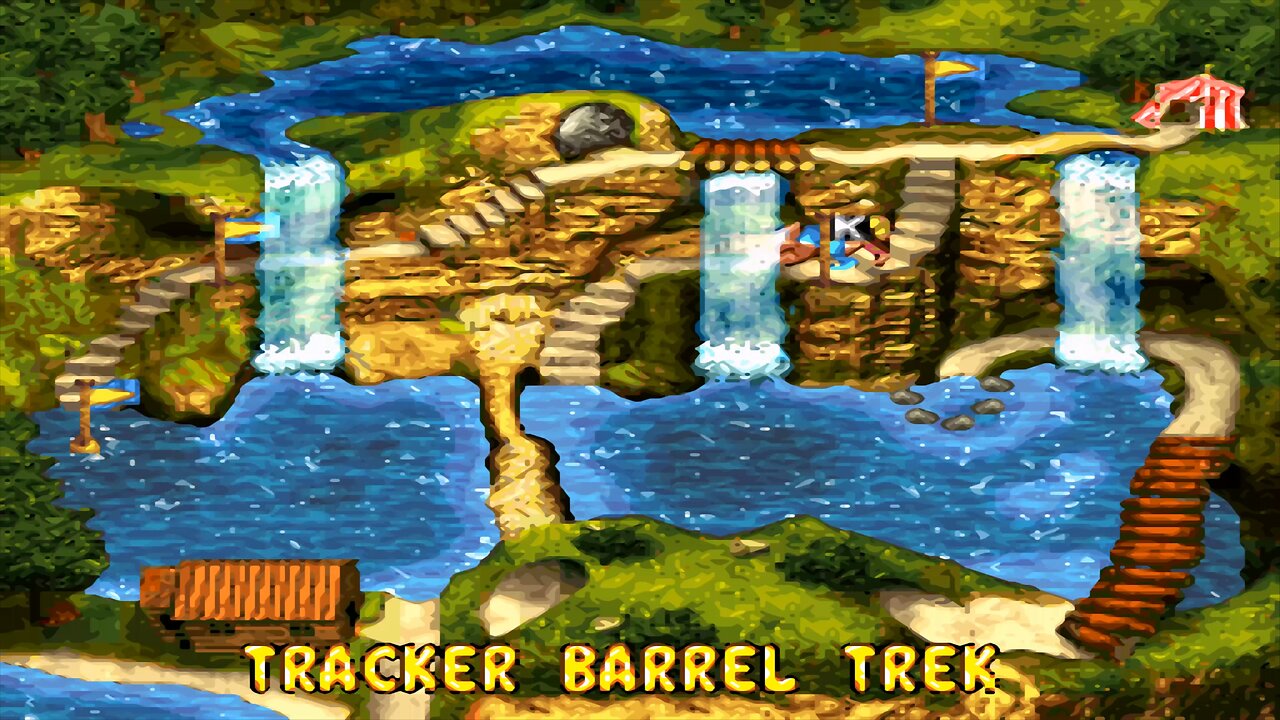 D.K.C. 3™ : DIXIE KONG'S Double Trouble! / ACT #3. COTTON-TOP COVE / A3#4. TRACKER BARREL TREK! DK