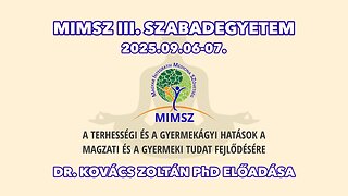 MIMSZ 2025 - Dr. Kovács Zoltán PhD előadása