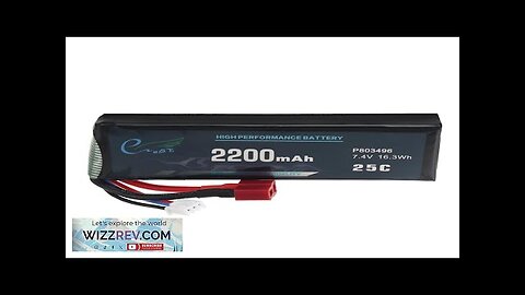 Wltoys 7.4V 2200mAh 25C 2S T Plug Lipo Battery K949-78 for 124016 Review