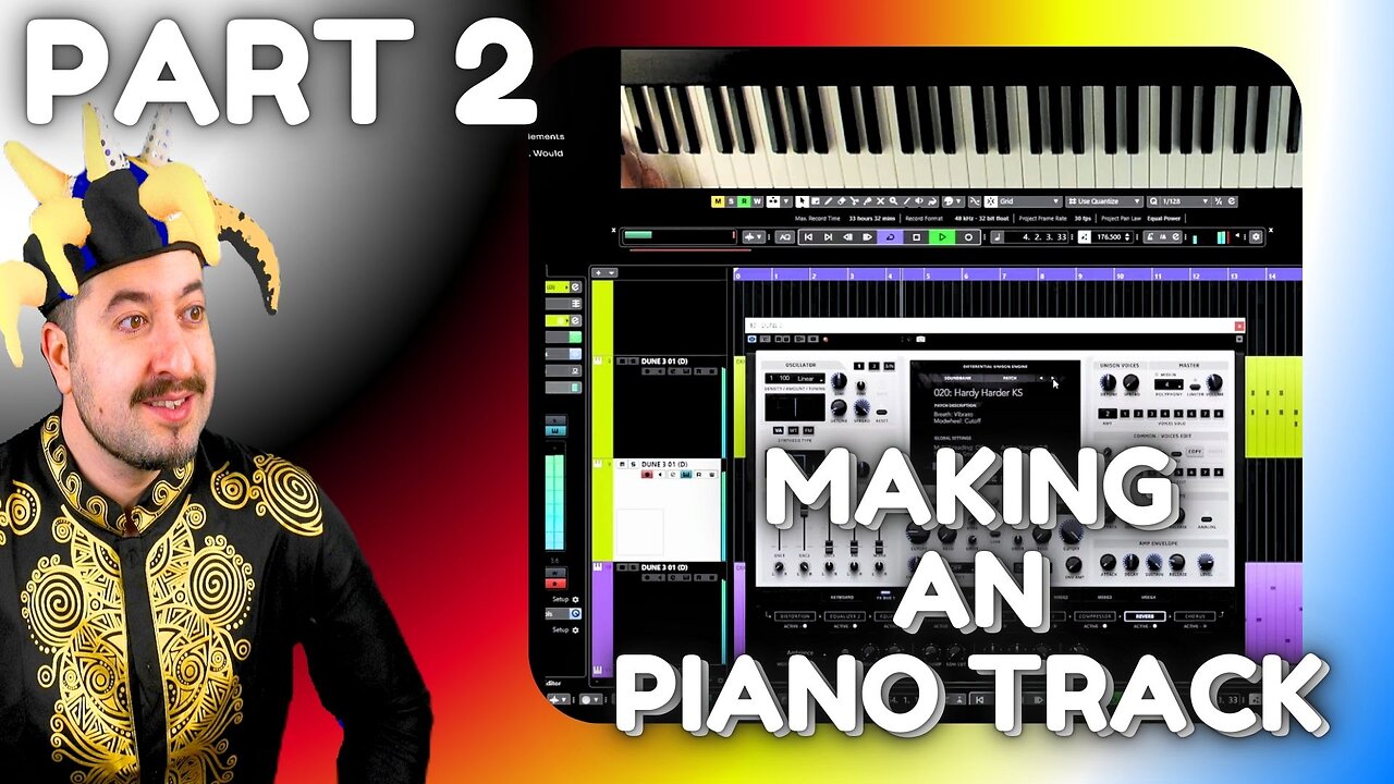 PART 2 Of Making an Piano Track from Reference Song
