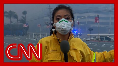 ‘Completely hazy’: CNN on the scene amid Los Angeles wildfire