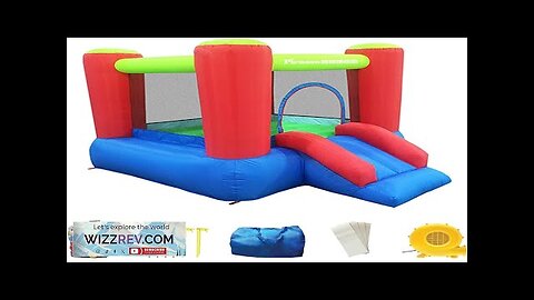 PicassoTiles KC106 8x7 Foot Junior Inflatable Bouncer Kid Park Jumping Bouncing House Review