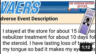 VAERS: SHE MAY HAVE LOST HER TASTE AND SMELL, BUT WE GIVE HER A VOICE!