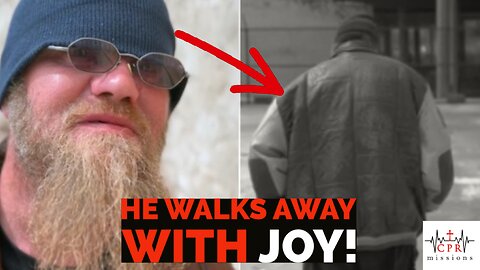 He Walks Away With Joy!