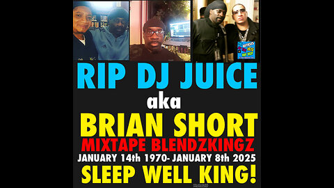 NIMH #824 Salutes mixtape Blendz Kingz the Late Dj Juice.. RIP BRIAN SHORT.