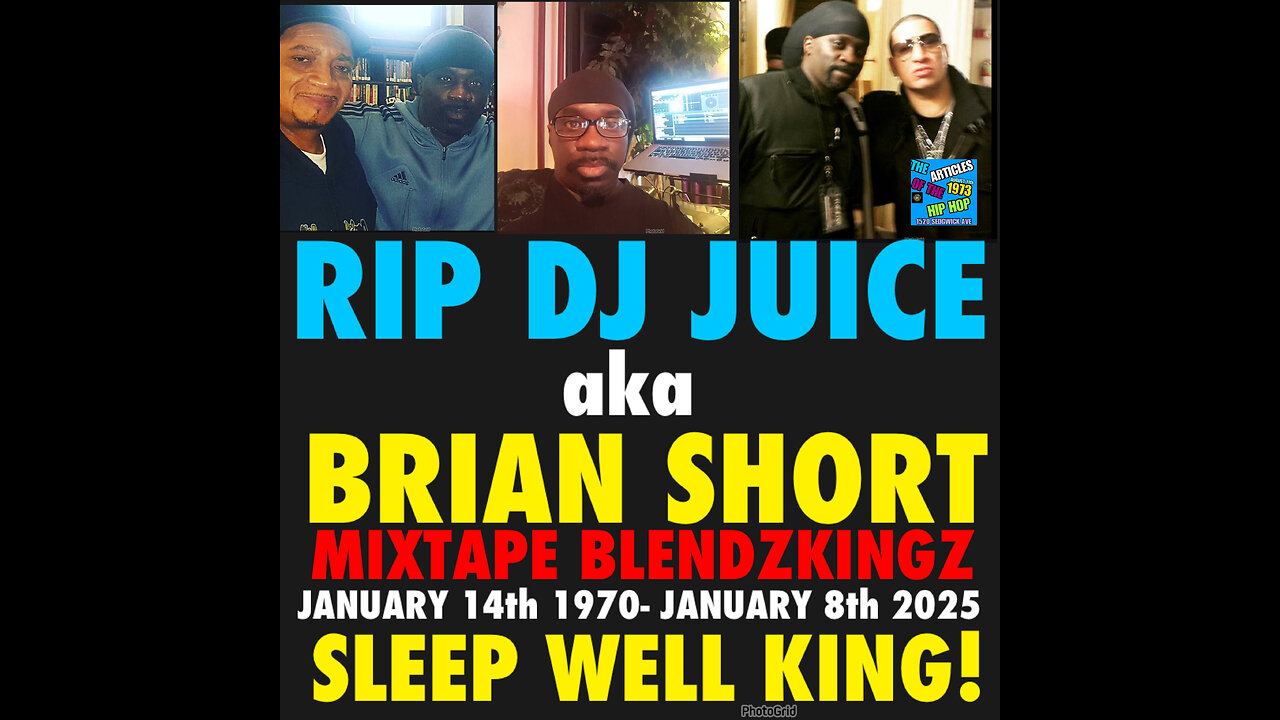 NIMH #824 Salutes mixtape Blendz Kingz the Late Dj Juice.. RIP BRIAN SHORT.