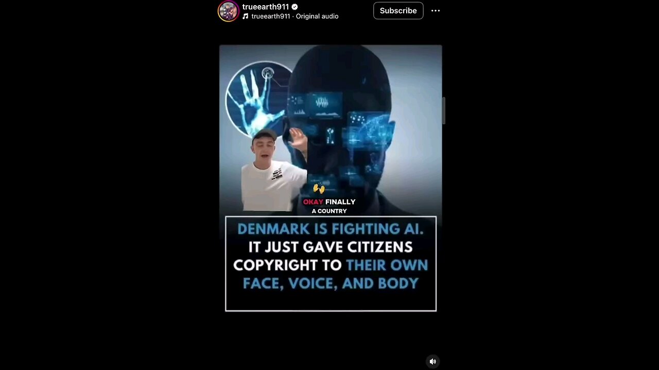 Denmark Allows Citizens To Copyright Data From Their Voice-Body And Activities