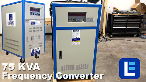 75 KVA Solid-State Voltage Frequency Converter - Larson Electronics