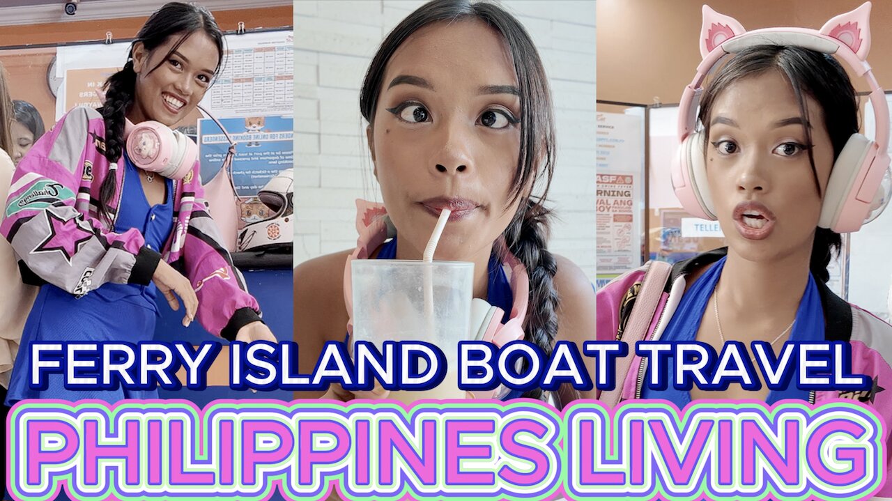 🇵🇠Ferry Travel, Cebu City Malls & Game Centers Motorcycle Travel! ISLAND FAMILY PHILIPPINES LIVING