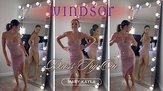✨ Windsor Dress Try-On | Flirty & Elegant Look 💖
