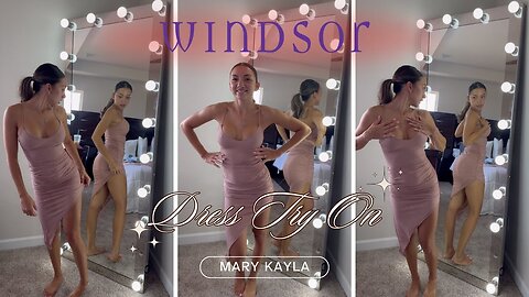 ✨ Windsor Dress Try-On | Flirty & Elegant Look 💖