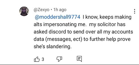exposing zexyo for making false accusations again