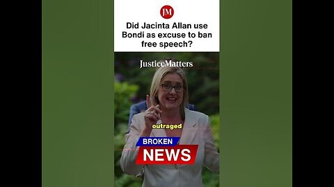 Did Jacinta Allan use Bondi as excuse to ban free speech