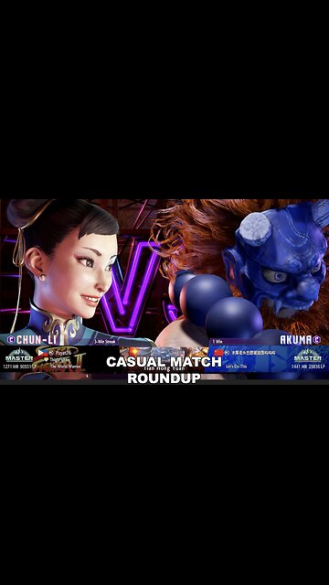 Kuya Kalbo SF6 Custom Match Roundup. Chun Li Master Rank [Hori Fight Stick]