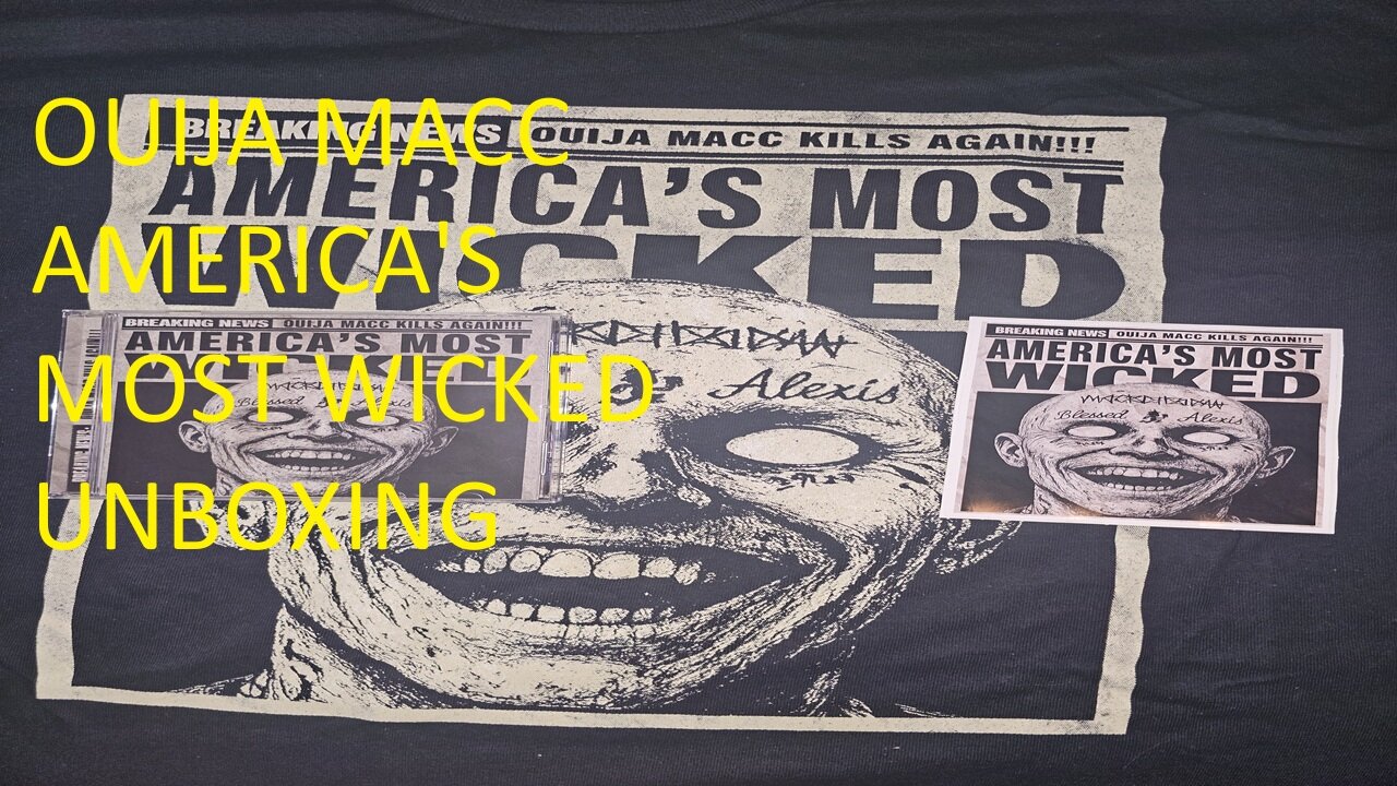 Ouija Macc America's Most Wicked Unboxing