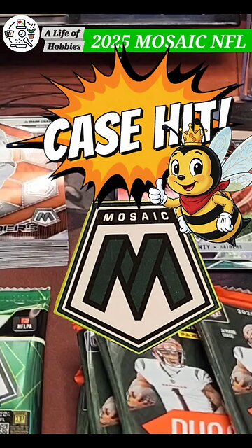Case Hit from a 2025 Mosaic Football Blaster!