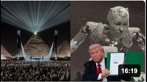 Trump's peace deal & the ANTICHRIST ritual at the pyramids for the dawning of the New World Order!