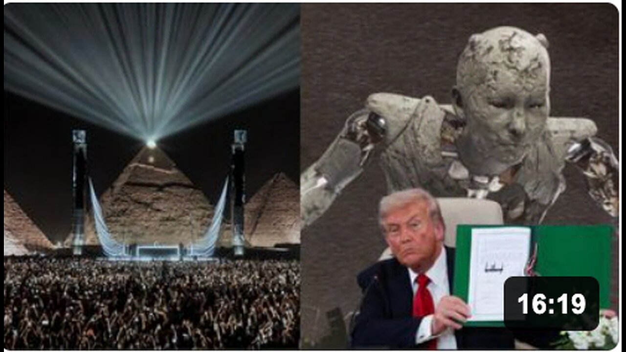 Trump's peace deal & the ANTICHRIST ritual at the pyramids for the dawning of the New World Order!