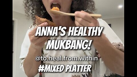 MIXED PLATTER 🍽️ #healthy #healthylifestyle #mukbang #medicalmedium #eatingshow #dinner