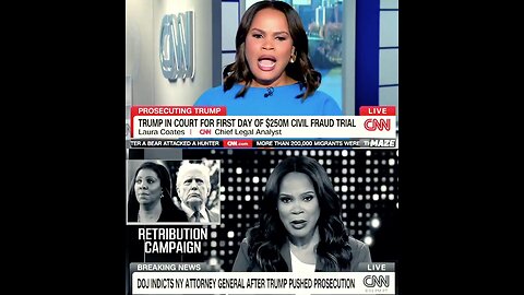 In 2023 CNN fake journalist Laura Coates passionately explained why Trump's alleged mortgage fraud was not a victimless crime