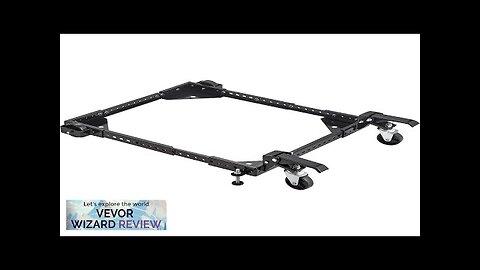 VEVOR Mobile Base 500 lbs Weight Capacity Adjustable from 12" x 12" Review