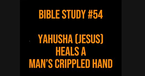 Good Evening 🌗 Bible Study #54 📖 Jesus Heals A Man’s Crippled Hands #ASL #deaf #signlanguage