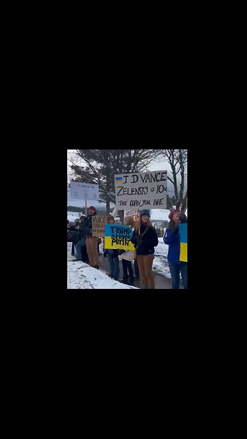 JD Vance & family moved to "undisclosed location" today after met w/ pro-Ukraine protesters