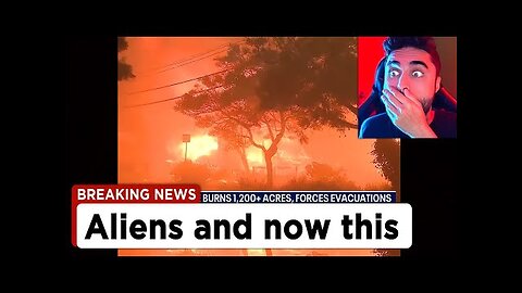 Palisades Fires Video FOOTAGE - LA Fires, Palisades Fires, Aliens UFO Drones UAP.