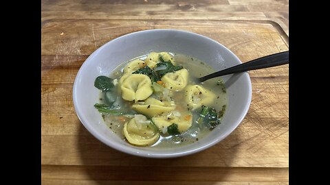 (Feel Better) Loaded Tortellini Soup