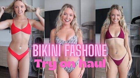 4K Summer Bikini Fashion | Try on Haul USA