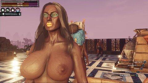 Conan exiles, base building, Busty, Boobs, breast expansion, huge tits